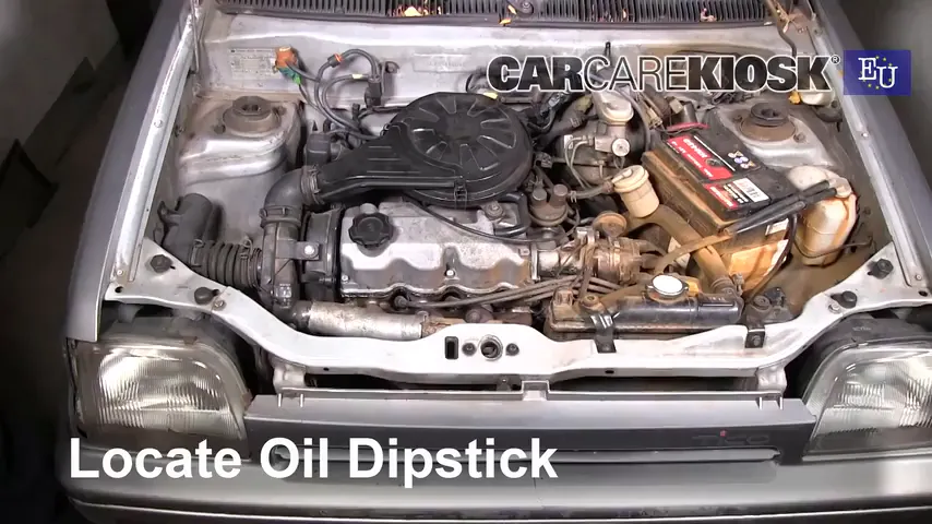 1998 Daewoo Tico SE 0.8L 3 Cyl. Oil Check Oil Level